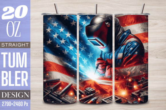 American Flag Welding 20 Oz Tumbler Wrap: A Comprehensive Guide to Custom Drinkware Design