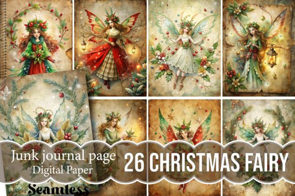 Christmas Fairy Junk Journal Pages: A Comprehensive Guide to Festive Digital Crafting