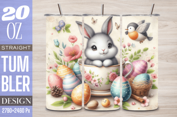 Easter Bunny Teacup 20 OZ Skinny Tumbler: A Strategic Asset for Seasonal Branding
