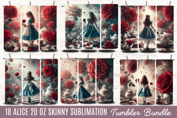 Elevating Drinkware Design: The Rise of Alice 20 Oz Skinny Tumbler Sublimation