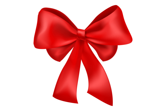 Evaluating the Decorative Bow: Red Silk Ribbon with Bow for Holiday Design