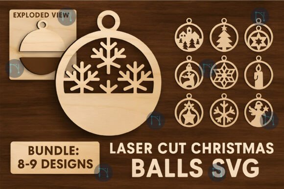 Evaluating the Laser Cut Christmas Balls SVG Bundle for Holiday Production