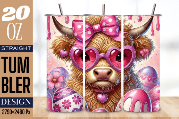 Highland Cow Easter 20 Oz Tumbler Wraps: A Strategic Asset for Creators