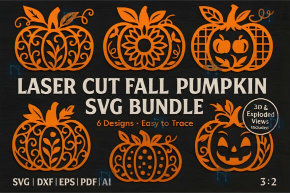Laser Cut Fall Pumpkin SVG Bundle: Your Guide to Precision Autumn Crafts