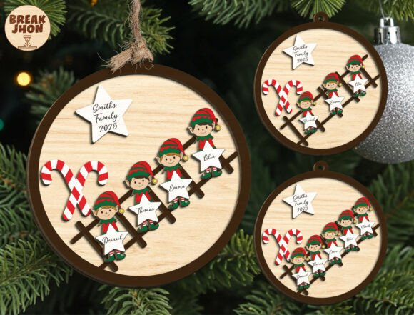 Personalized Elf Family Ornament Svg: A Guide to Custom Holiday Decor