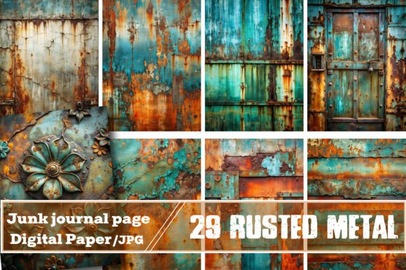 Rusted Metal Scrapbook Page: A Creative Guide