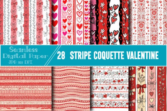 Stripe Coquette Valentine Pattern: Design Guide