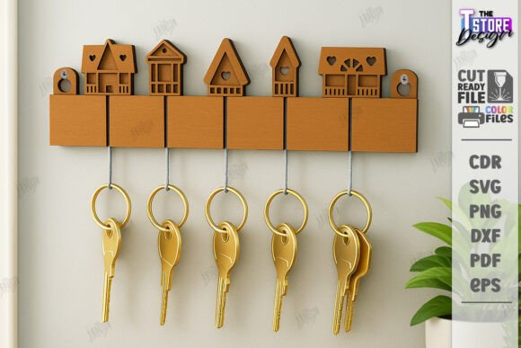 Transforming Your Entryway with the Family Wall Key Holder Laser Cut Home Design
