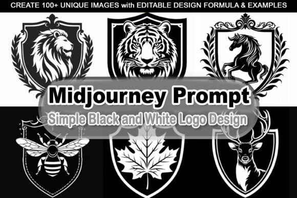 Understanding the Editable Prompt - Black White Logo for Modern Design