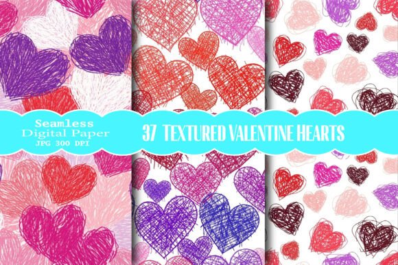 Unveiling the Seamless Textured Valentine Hearts Pattern: A Guide for Creators